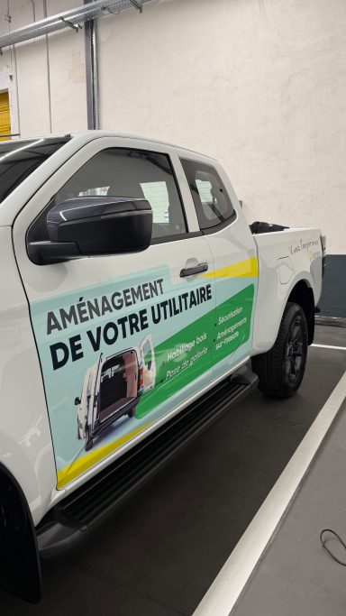 Marquage publicitaire Pickup -  Starterre Saint-Fons