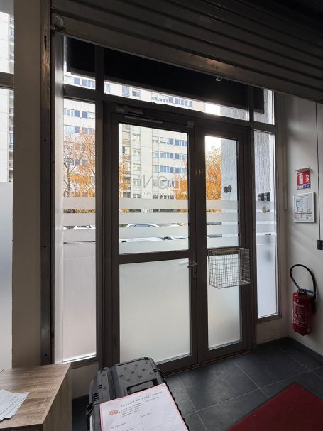 Vitrophanie dépoli intérieur 